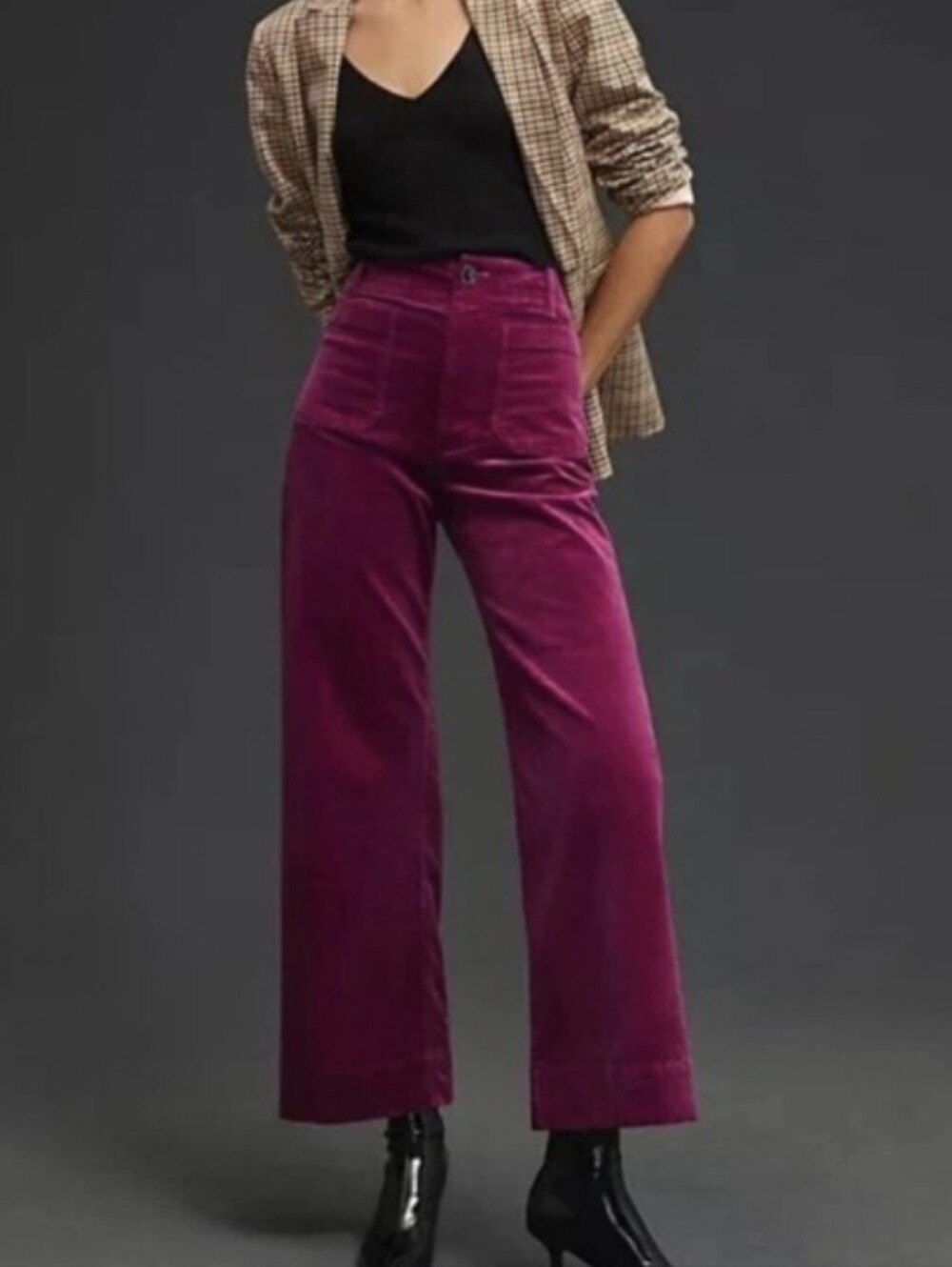 Anthropologie x Maeve The Colette Corduroy Crop